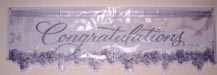 Congratulations banner