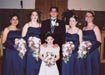Monty, the bridesmaids and Meggan